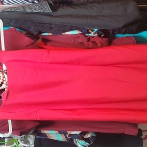 YL super sexy red dress and your choice of 1 pearl necklace